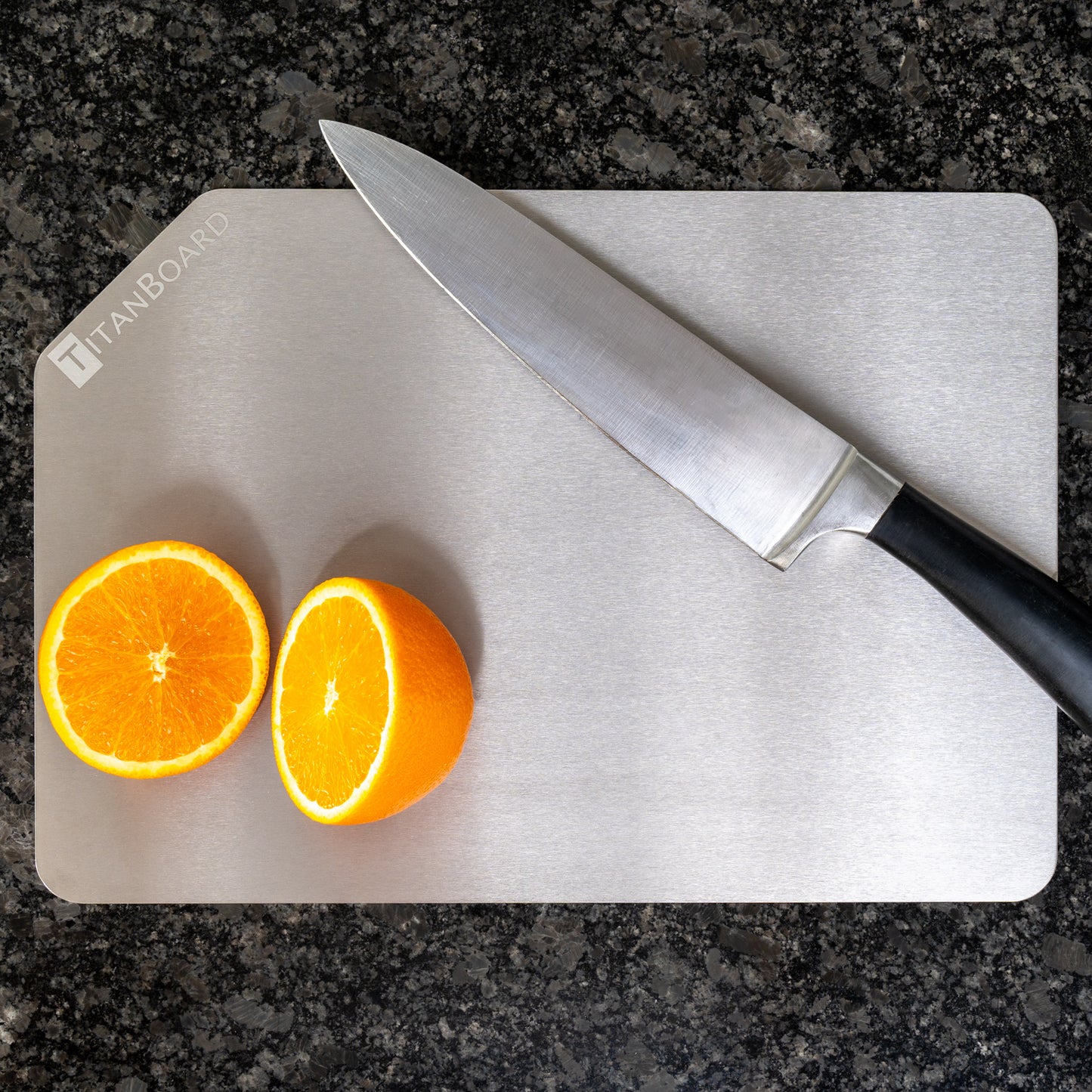 Set of 2 TitanBoard® - the original - reduces microplastics in your food - now with free anti-slip mat